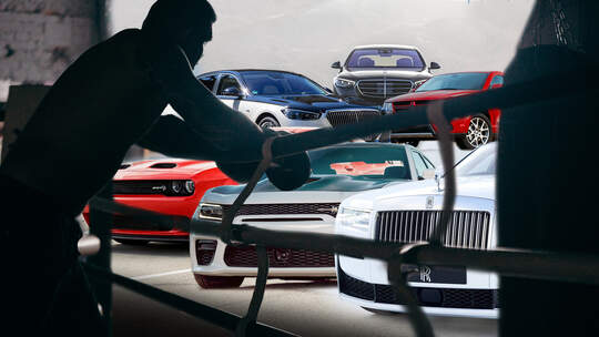 Mayweather Fuhrpark Rolls Dodge Mercedes