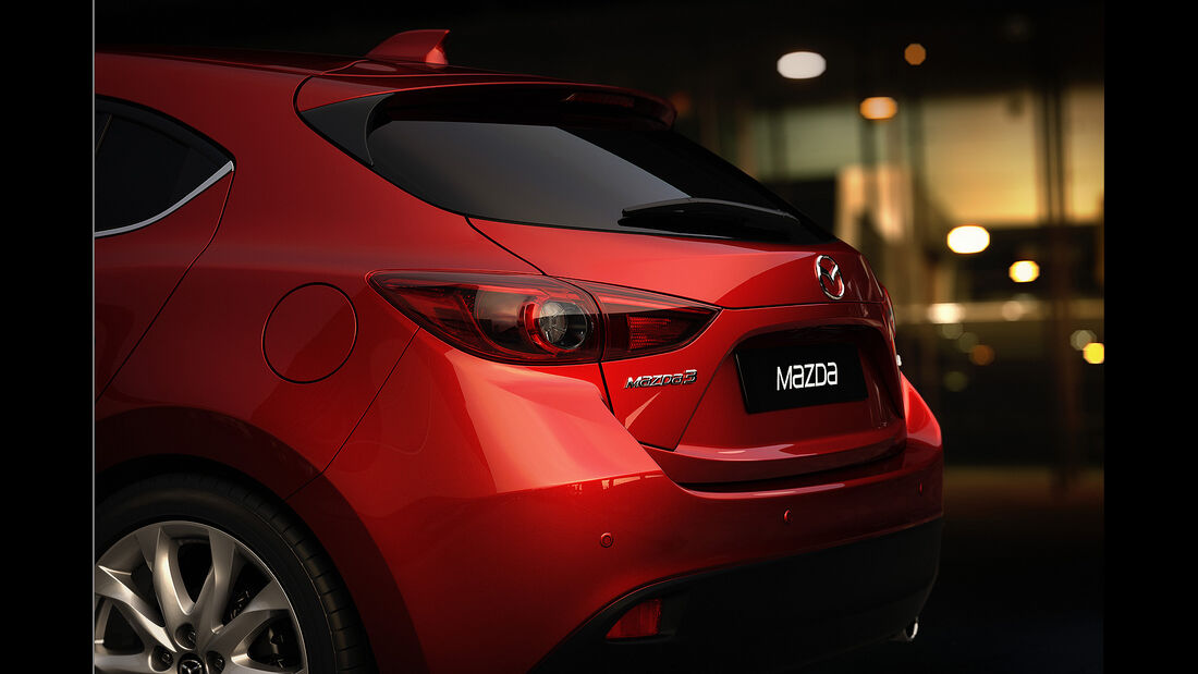 Mazda 3, 2013 Weltpremiere, Heck