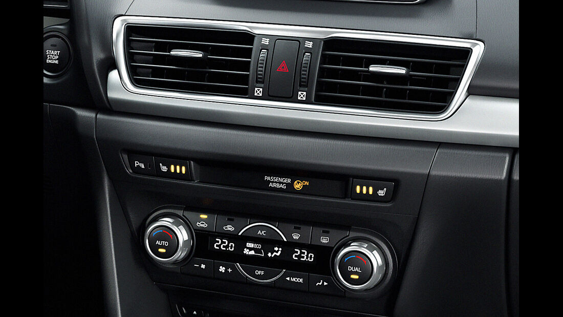 Mazda 3, 2013 Weltpremiere, Innenraum