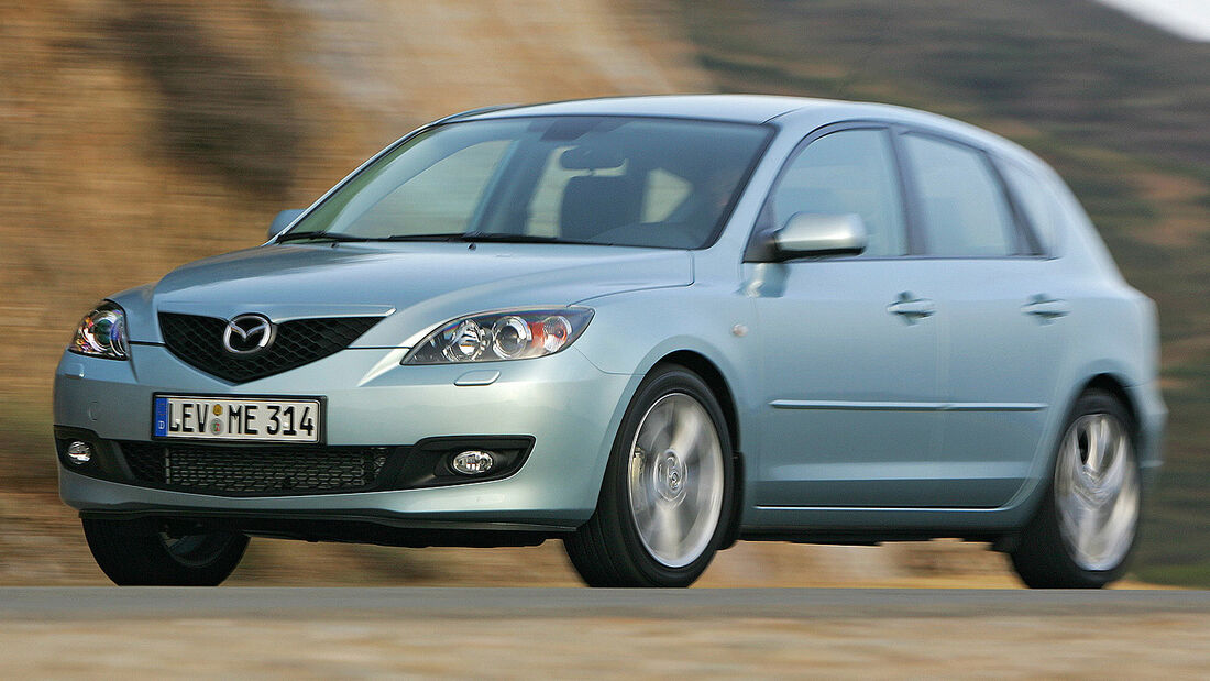 Mazda 3 Typ BK, Baujahr 2003 bis 2009 ▻ Technische Daten zu allen