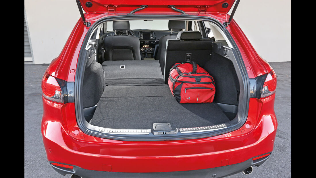 Mazda 6 Kombi 2.2 L D, Kofferraum