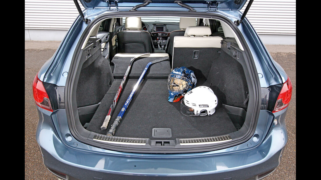 Mazda 6 Kombi 2.2i D, Kofferraum, Ladefläche