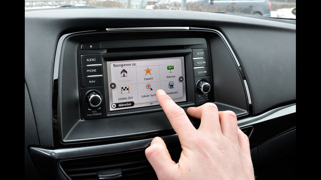 Mazda 6 Kombi, Infotainment, Touchscreen