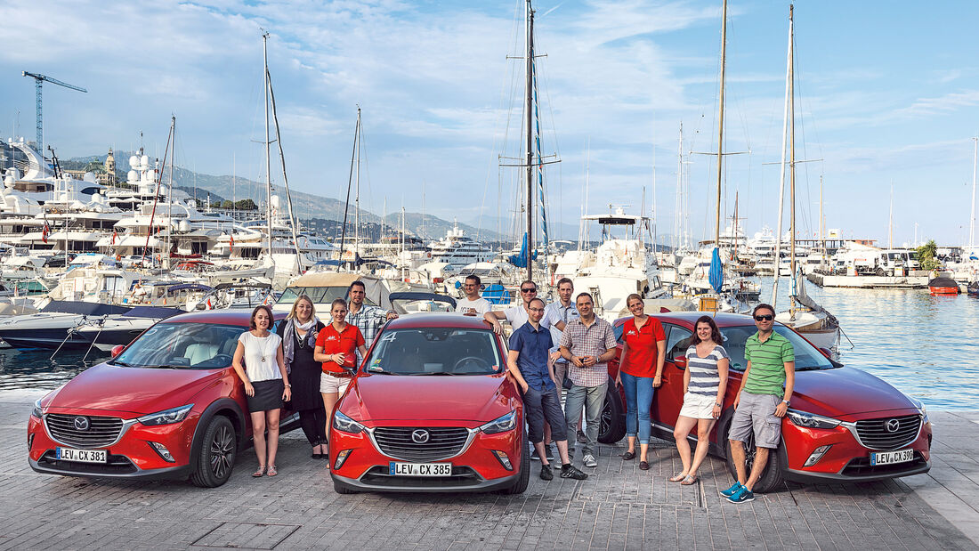 Mazda CX-3 Discovery Tour, Gruppe