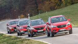 Mazda CX-3 Skyactiv-D 105, Opel Mokka X 1.6 CDTI, Peugeot 2008 BlueHDi 120, Renault Captur dCi 110