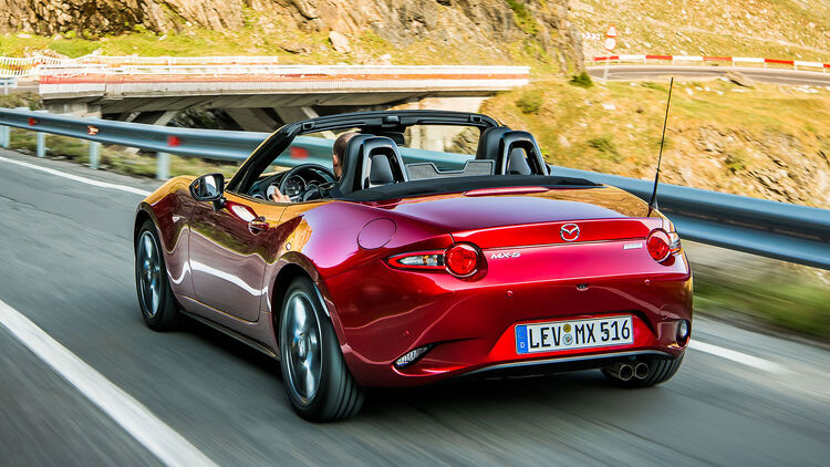  Mazda MX-5 (2018) en el informe de conducción: más potencia y Euro 6d-Temp |  COCHE DE MOTOR Y DEPORTIVO