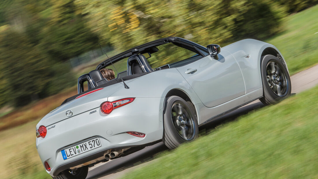 Mazda MX-5 Skyactiv 1.5, Heckansicht