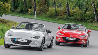 Mazda MX-5 Skyactiv 1.5, Mazda MX-5 Skyactiv 2.0 i-Eloop, Frontansicht