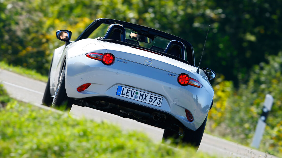 Mazda MX-5 Skyactiv-G 160, Heckansicht