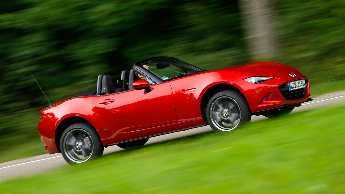 Mazda MX-5 Skyaktiv-G 160, Seitenansicht