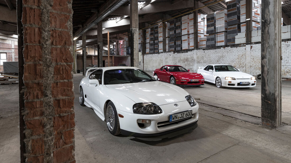 Mazda RX-7, Nissan Skyline, Toyota Supra, Impression