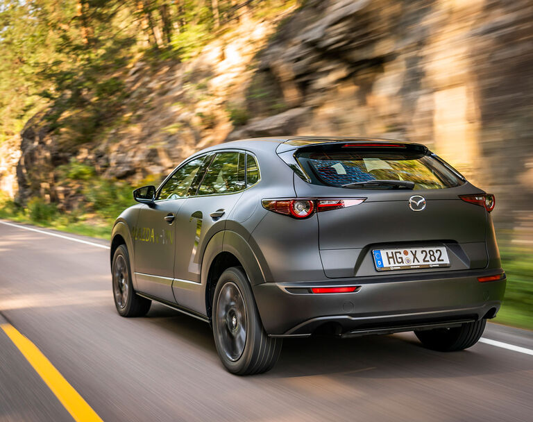 Mazda Mx 30 2020 Sitz Probe Fahrt Im Elektro Suv Auto