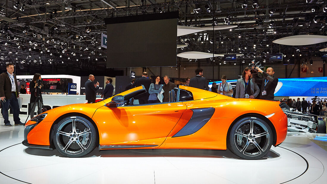 McLaren 650S Spider, Genfer Autosalon, Messe, 2014