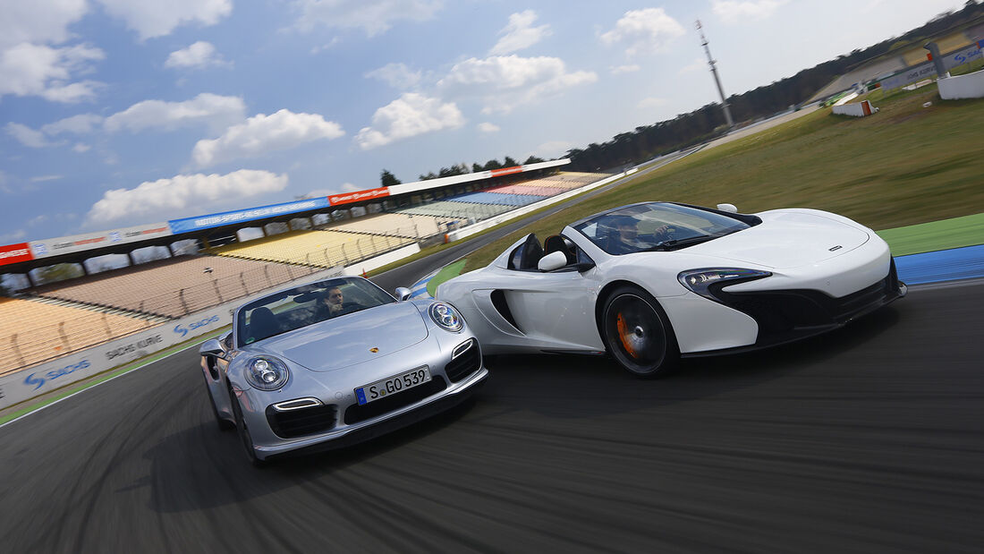 McLaren 650S Spider, Porsche 911 Turbo S Cabrio, Vergleichstest