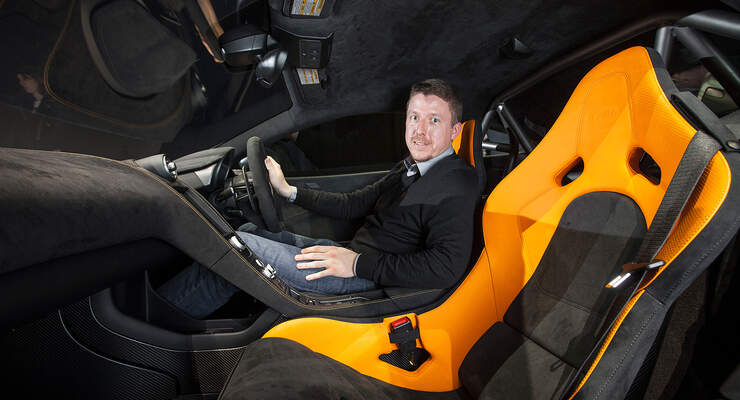 McLaren 675 LT Sitzprobe