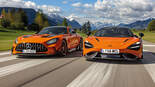 McLaren 765LT, Mercedes-AMG GT Black Series, Exterieur