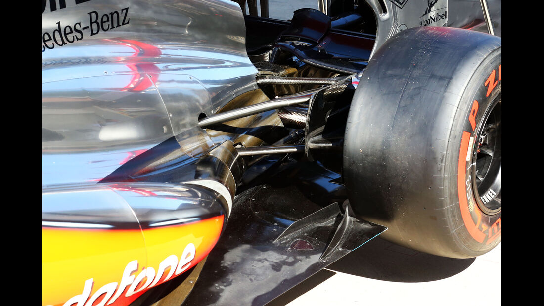 McLaren - Auspuff - Formel 1 2013
