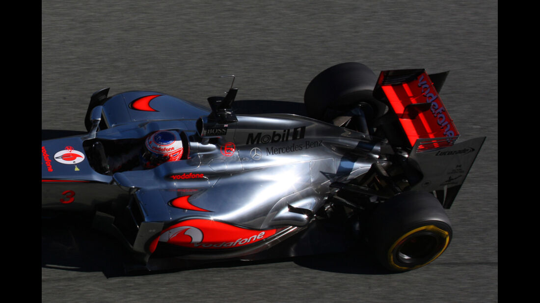 McLaren Auspuff Jerez Test 2012