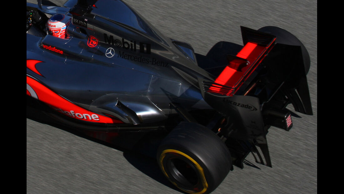 McLaren Auspuff Jerez Test 2012