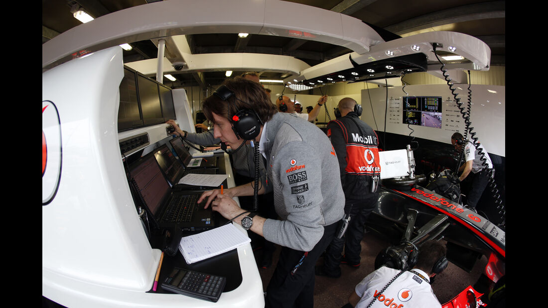 McLaren Box - Formel 1 - GP Monaco - 25. Mai 2013