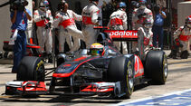McLaren Boxenstopp 2011