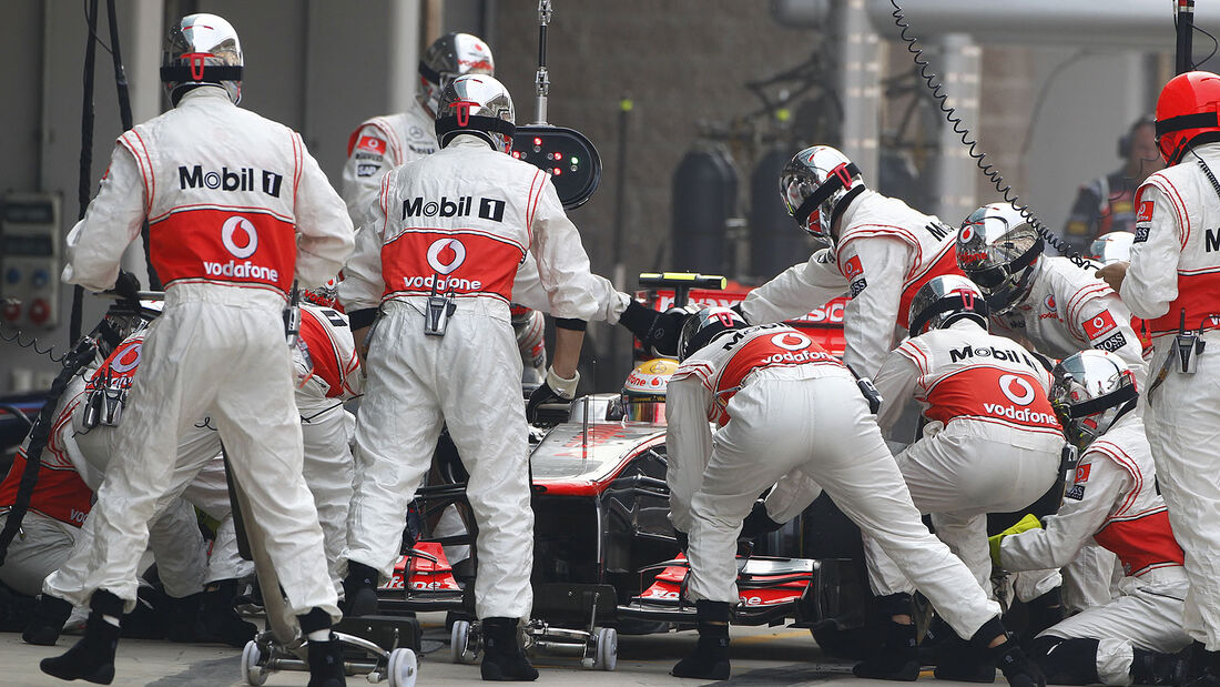 McLaren Boxenstopp 2012