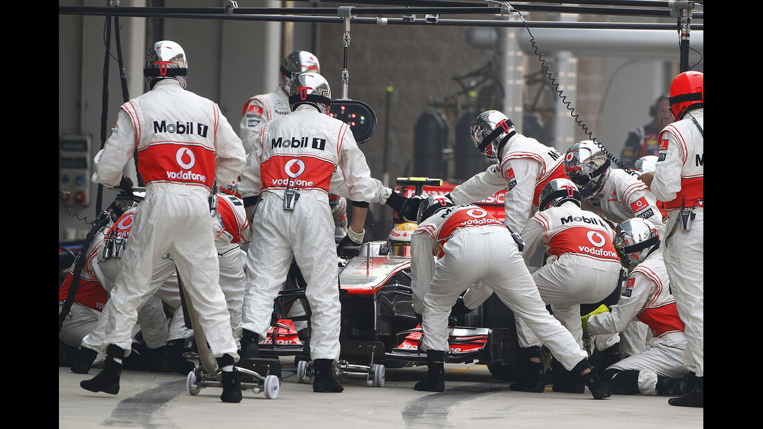 McLaren Boxenstopp 2012
