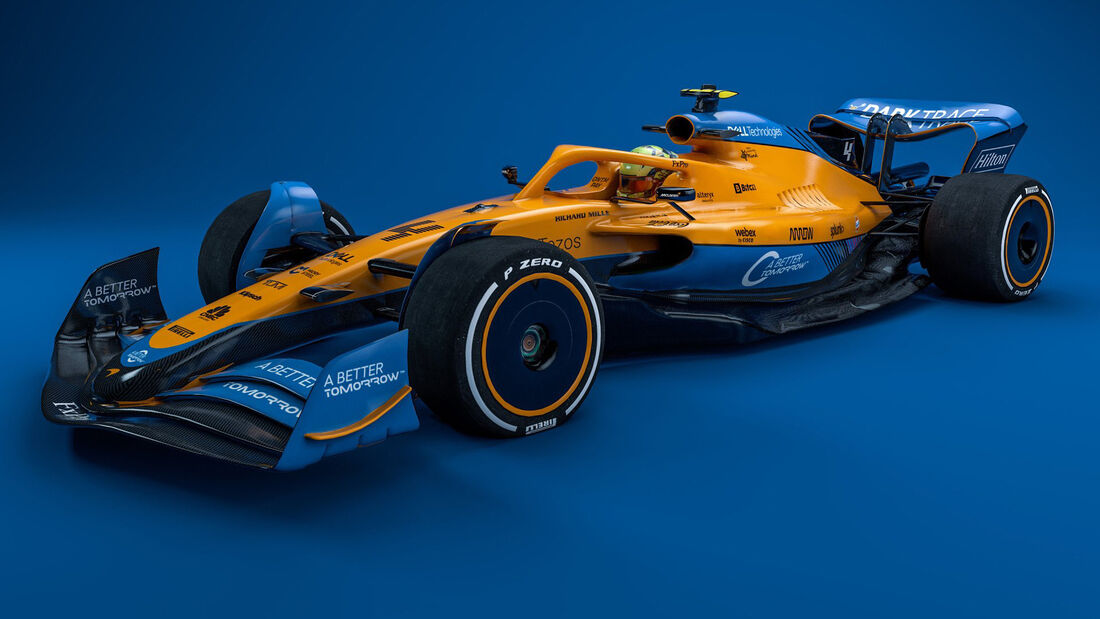McLaren - F1-Auto 2022 - Team-Lackierung 