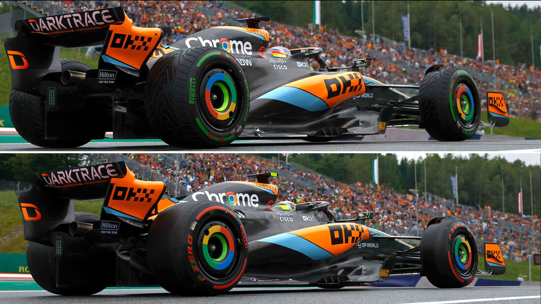 McLaren - F1-Technik - Upgrades - GP Österreich 2023
