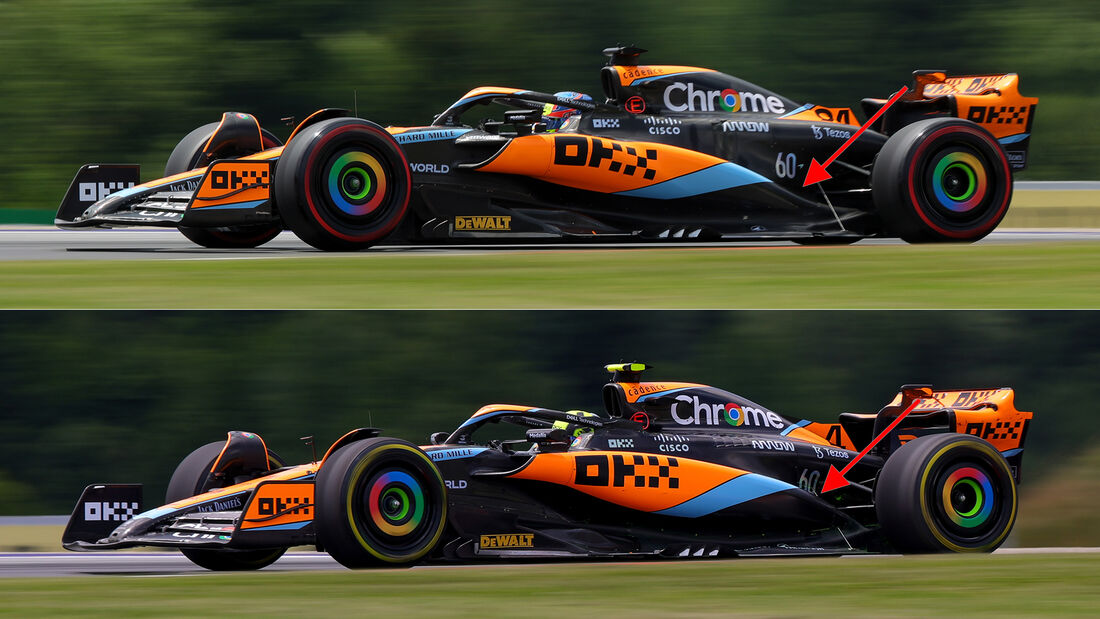 McLaren - F1-Technik - Upgrades - GP Österreich 2023