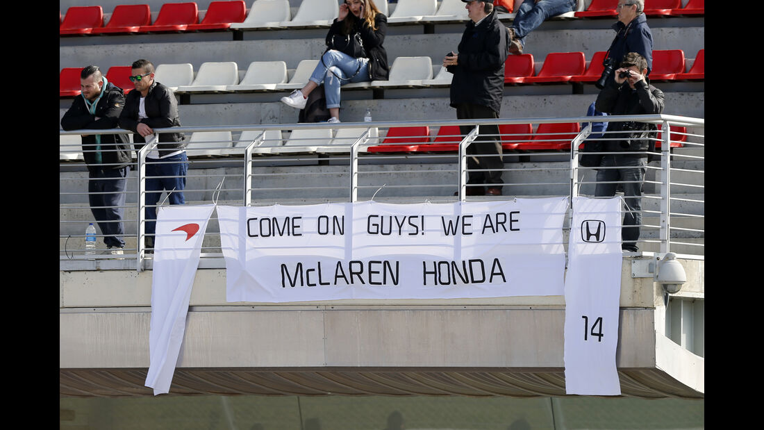 McLaren-Fans - Formel 1-Test - Barcelona - 25. Februar 2016