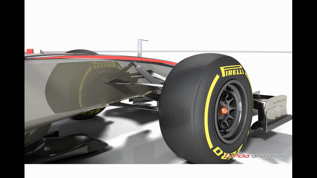 McLaren Formel 1 2012 Technik Piola