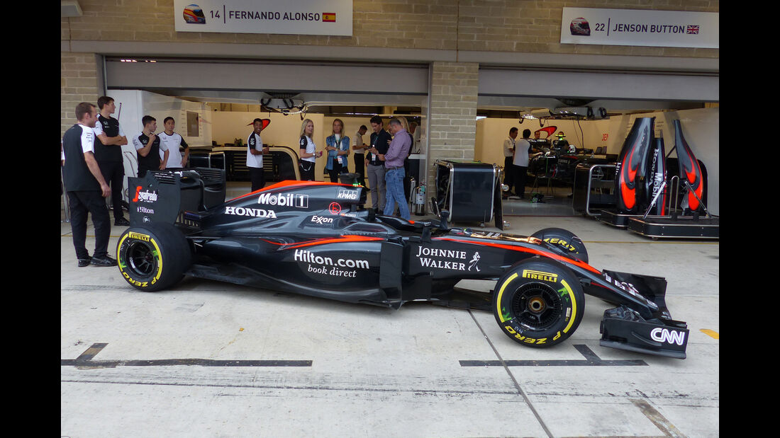 McLaren - Formel 1 - GP USA - Austin - 23. Oktober 2015