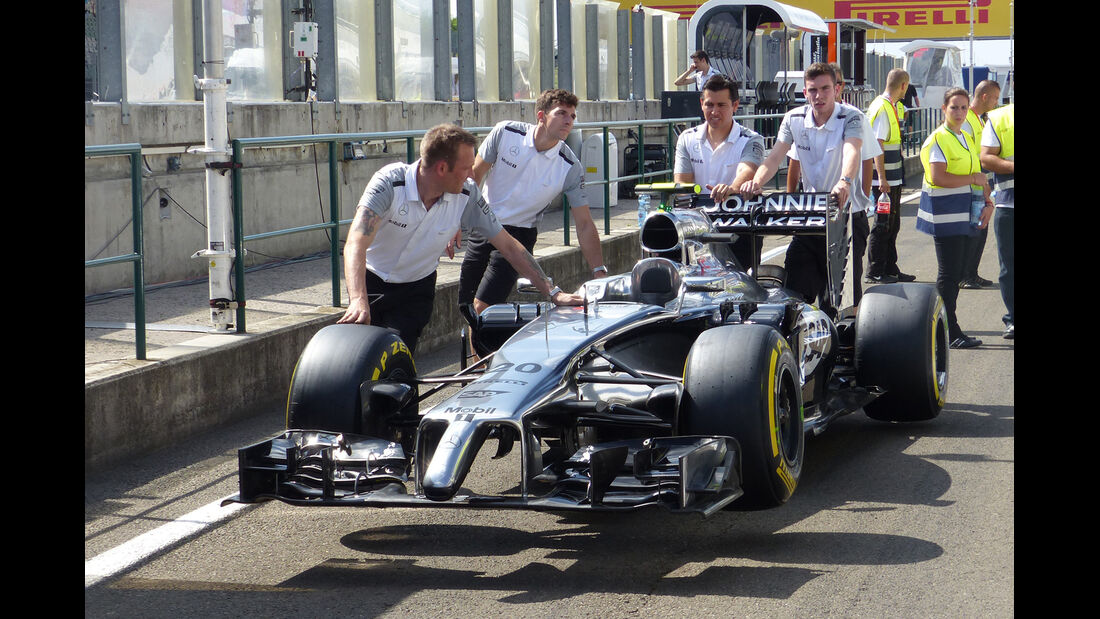 McLaren - Formel 1 - GP Ungarn - Budapest - 24. Juli 2014