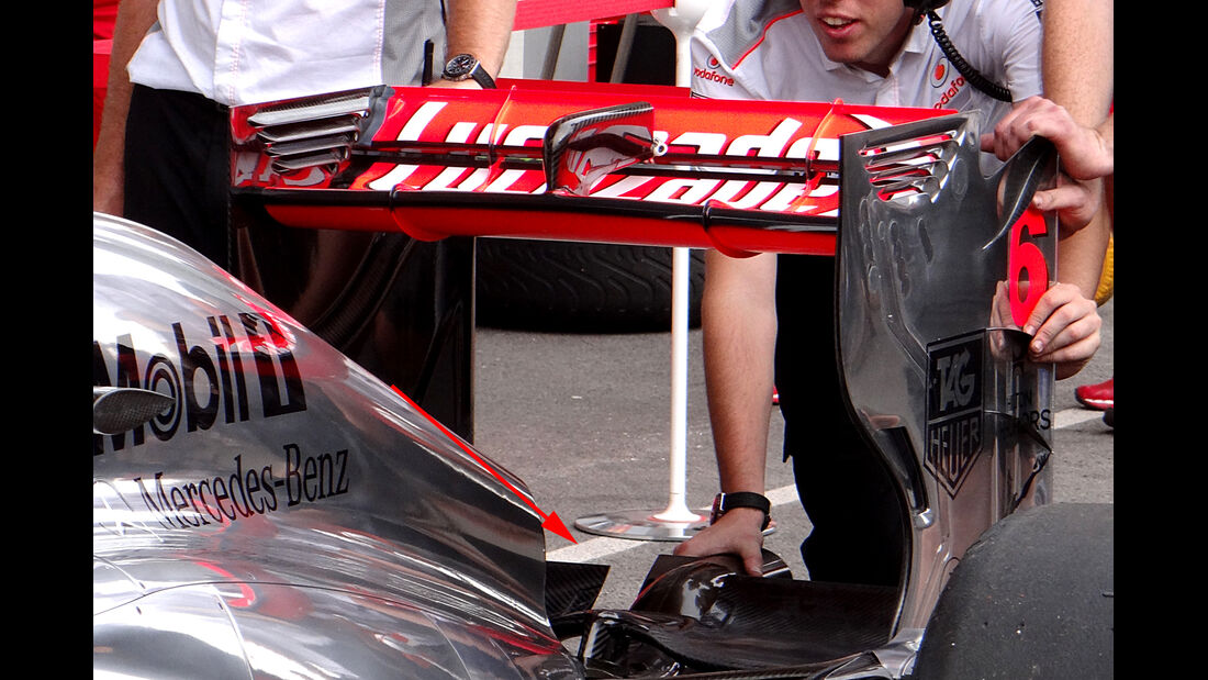 McLaren - Formel 1-Technik - GP Belgien 2013