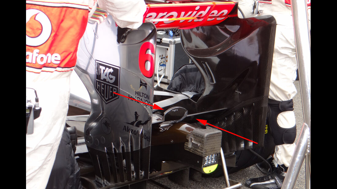 McLaren - Formel 1-Technik - GP Belgien 2013