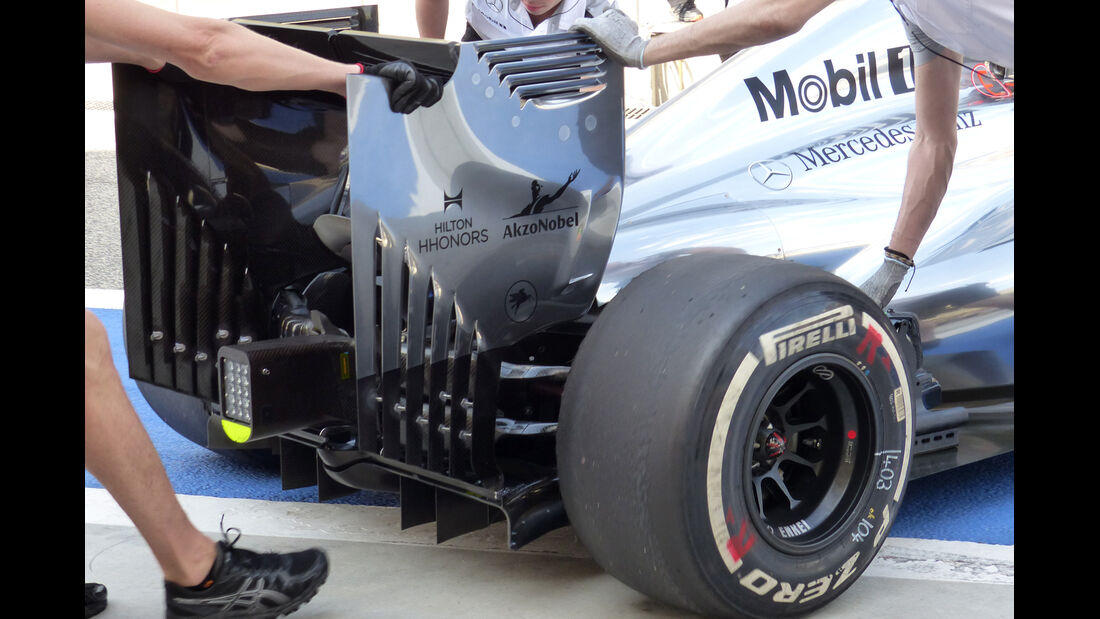 McLaren - Formel 1 - Test - Bahrain - 1. März 2014