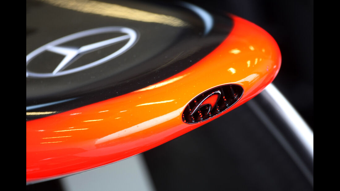McLaren Frontflügel 2012