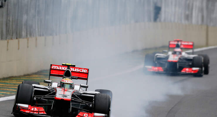McLaren Hamilton Button GP Brasilien 2012