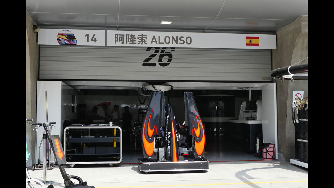 McLaren-Honda - GP China - Shanghai - Donnerstag - 14.4.2016