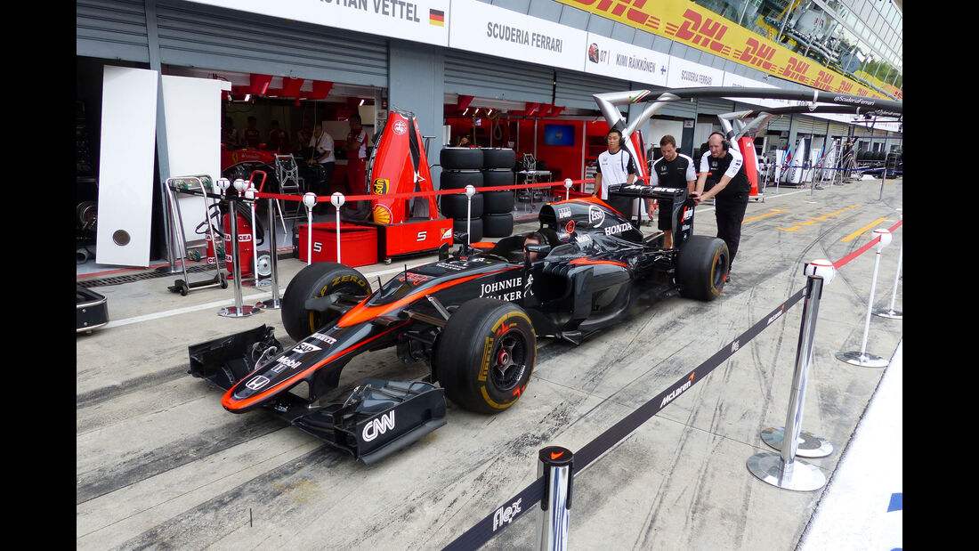 McLaren-Honda - GP Italien - Monza - Donnerstag - 3.9.2015
