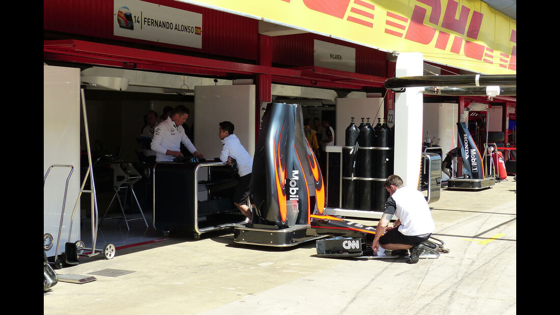 McLaren-Honda - GP Spanien - Barcelona - Donnerstag - 7.5.2015