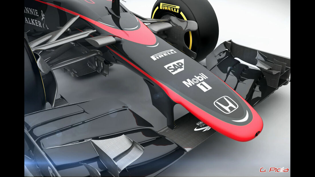 McLaren Honda MP4-30 - Technik - Piola-Animation - Formel 1 - 2015