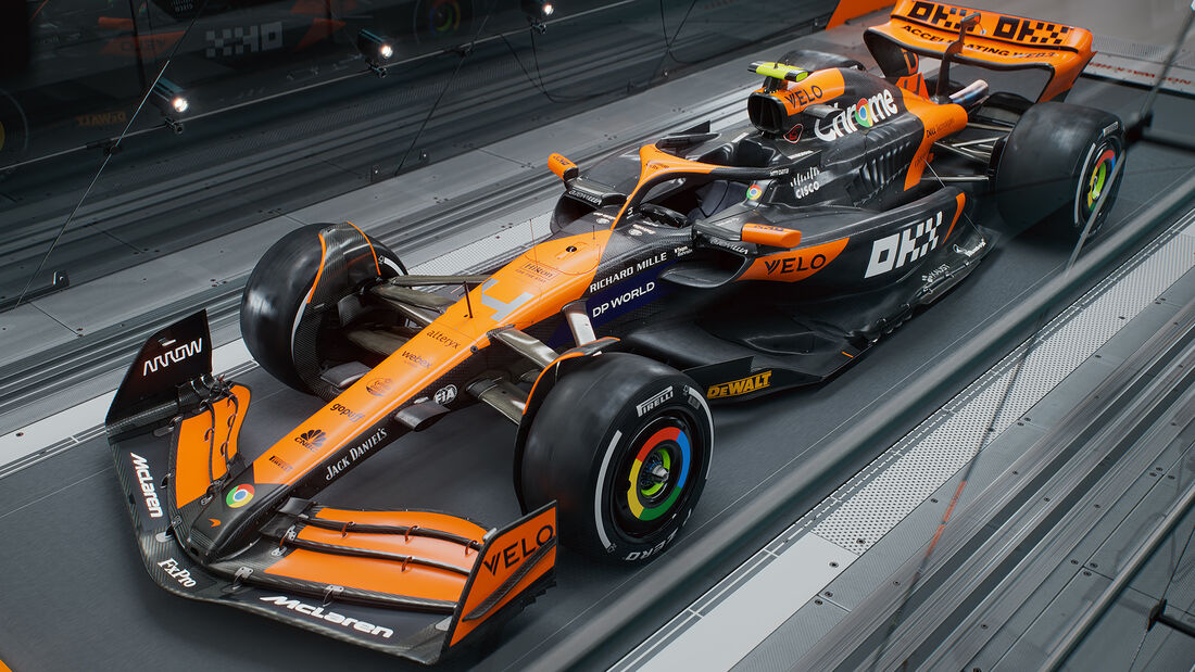 McLaren zeigt den Look für das F1Jahr 2024 AUTO MOTOR UND SPORT