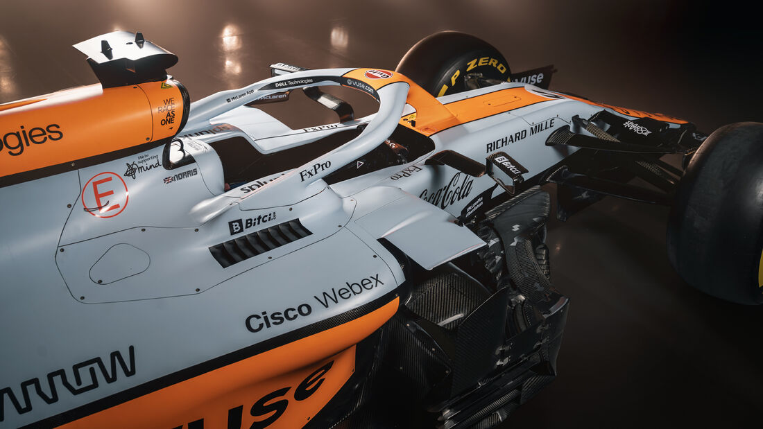 McLaren MCL35M - Gulf-Design - F1 - Formel 1 - GP Monaco 2021