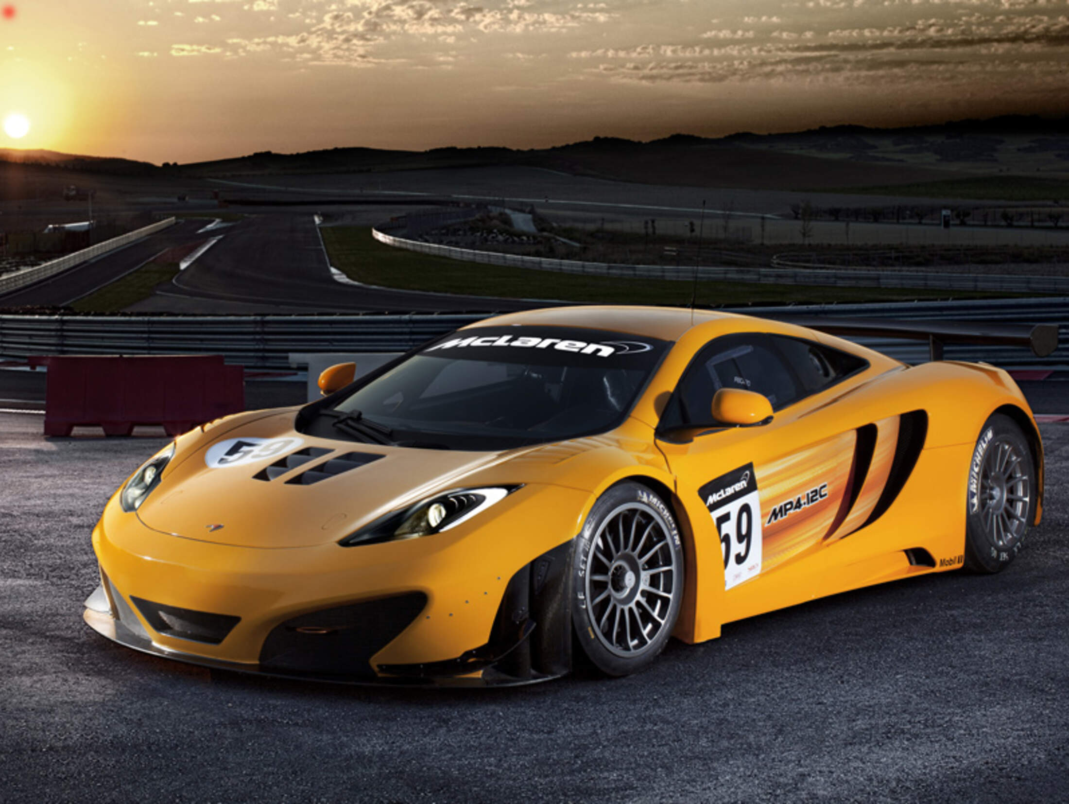 McLaren GT3 Rennwagen