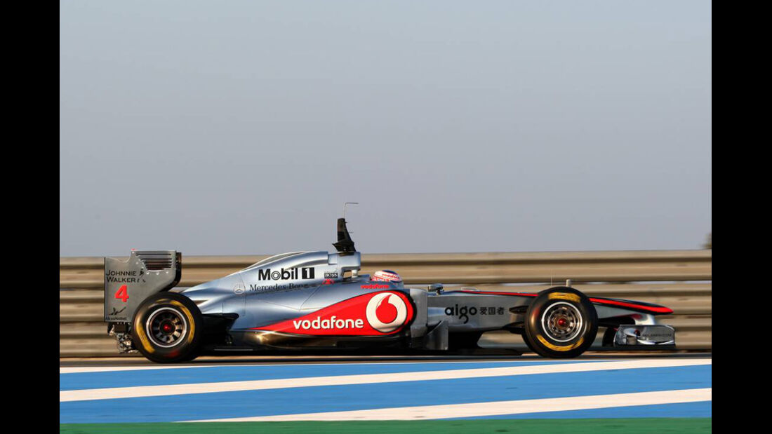 McLaren MP4-26 Button Test 2011