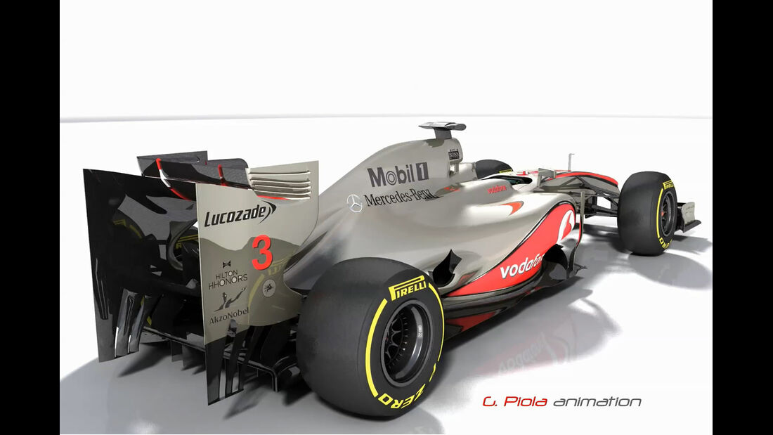 McLaren MP4-27 Piola-Technik Formel 1 2012