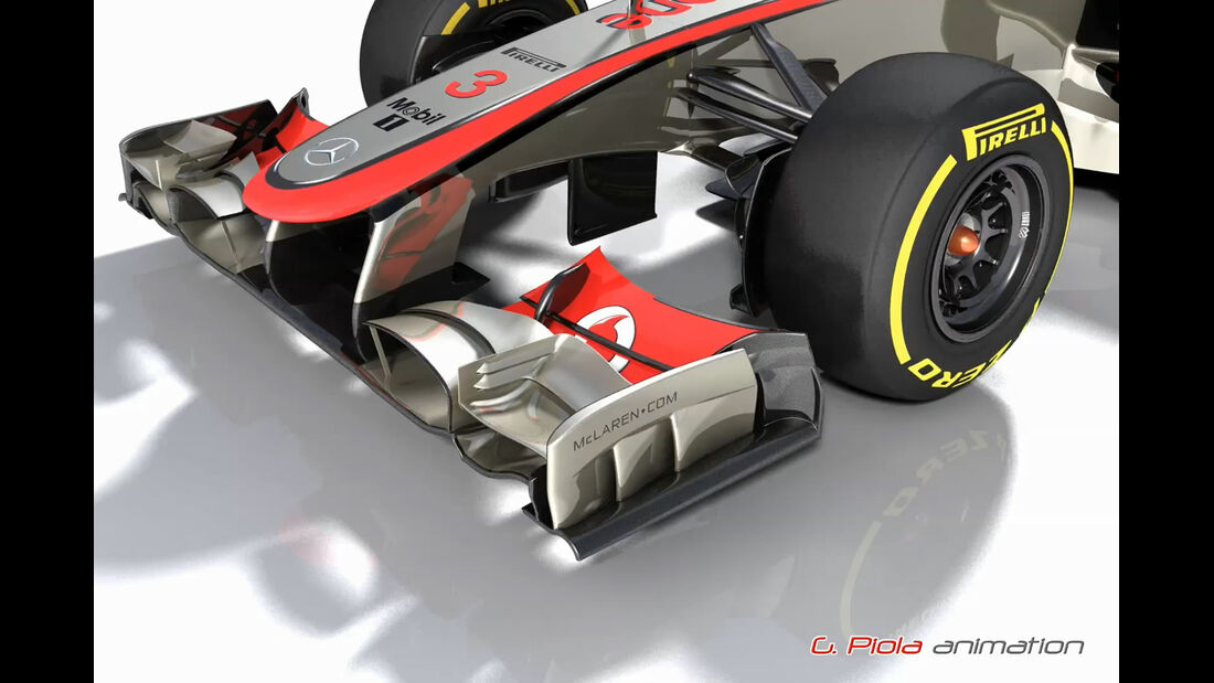 McLaren MP4-27 Piola-Technik Formel 1 2012