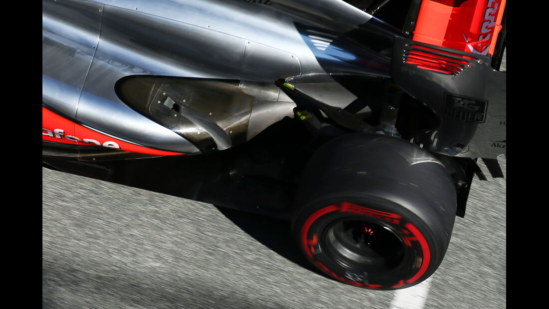 McLaren MP4-28 Auspuff F1 2013